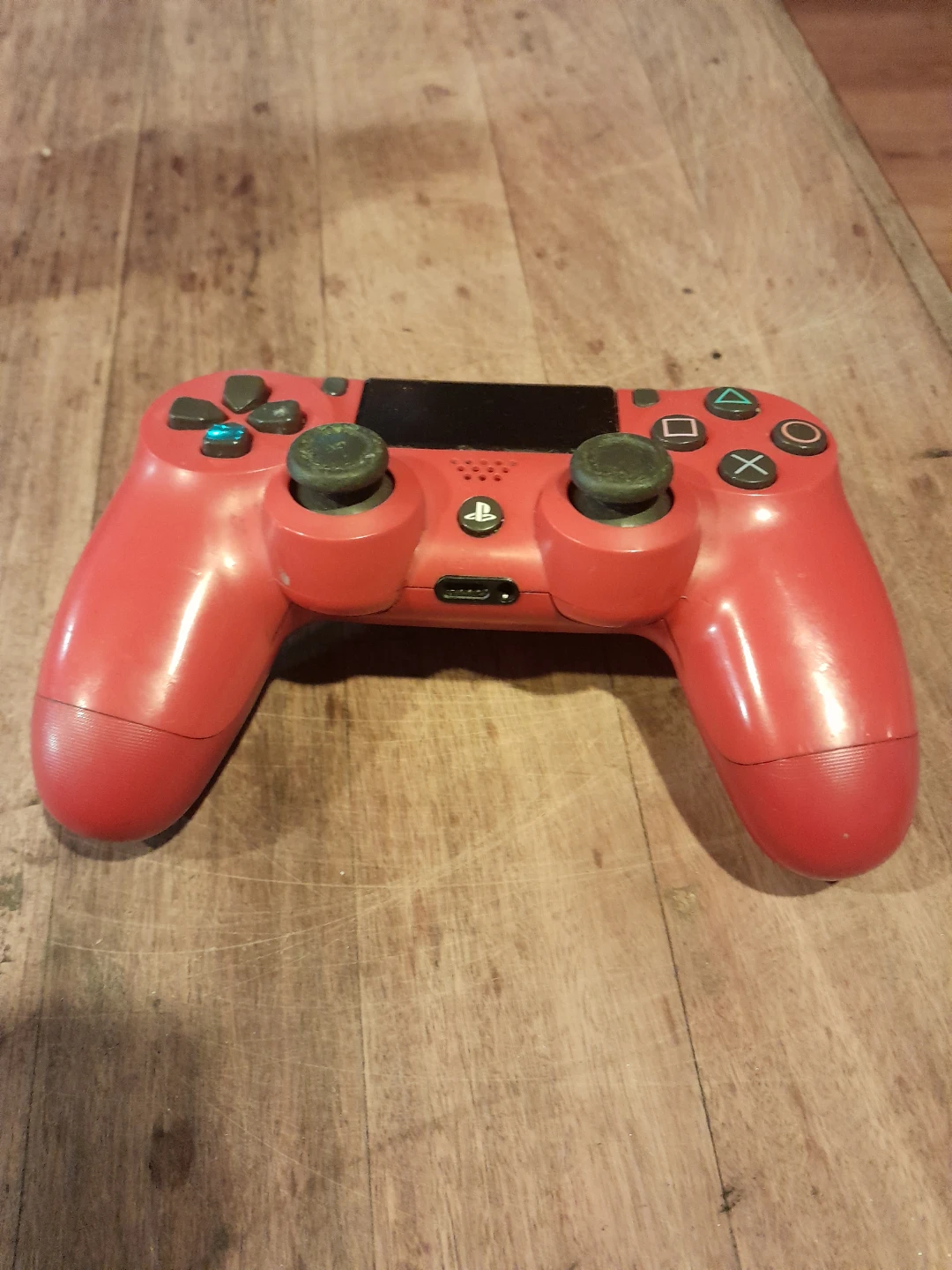 Red Sony PlayStation DualShock 4 Controller