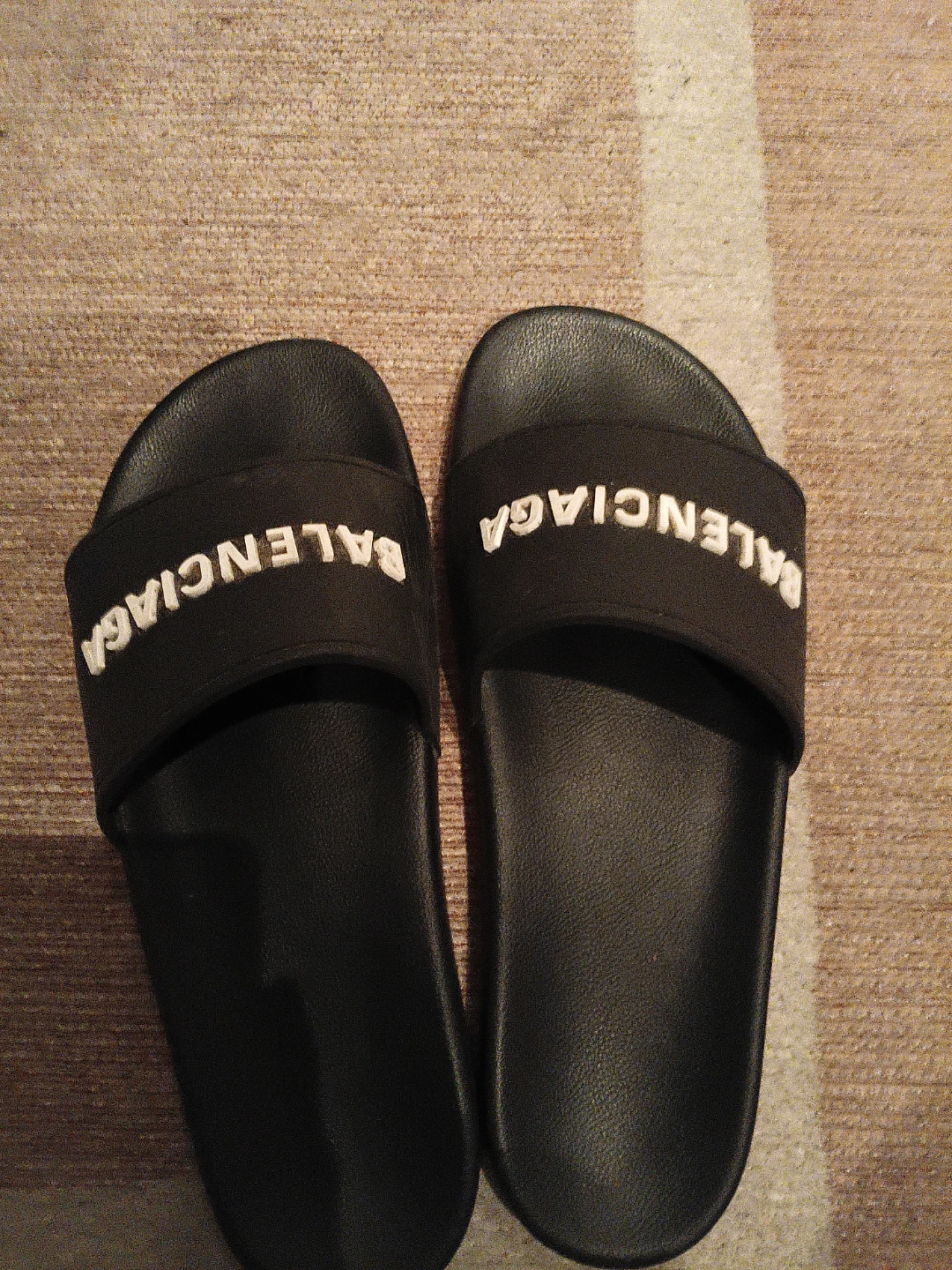 Balenciaga Black Slides