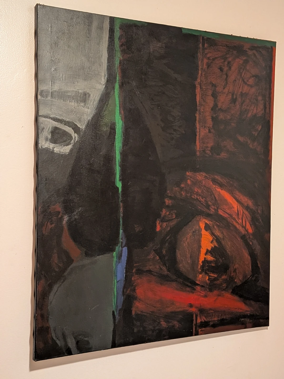 Original abstract painting RCAA Artist