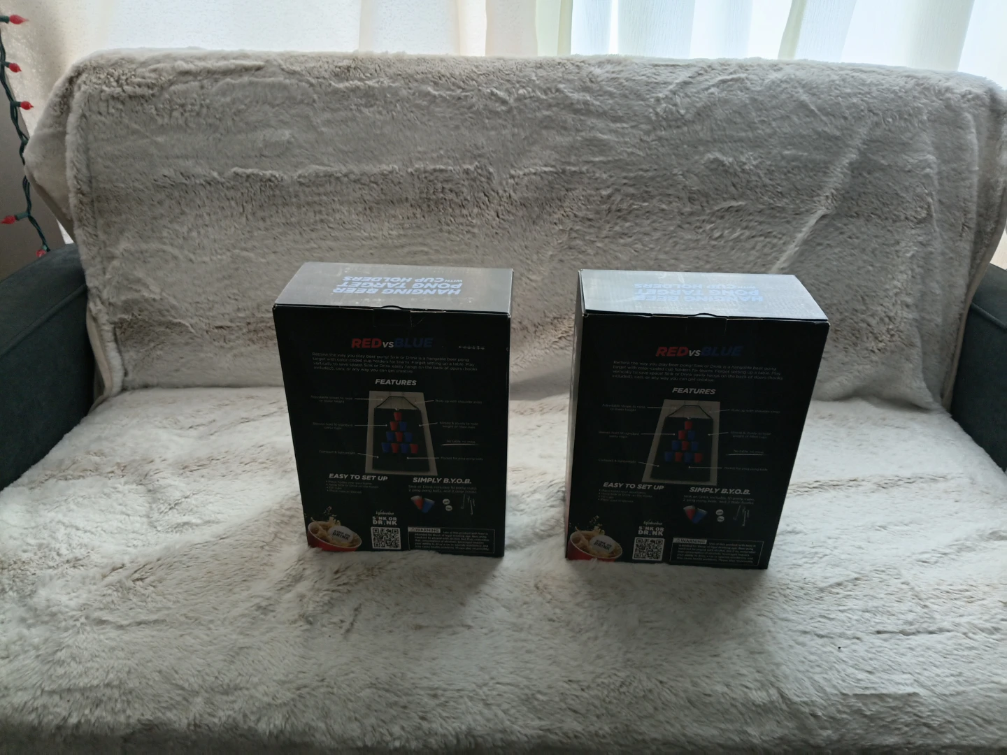 Sink or Drink Hanging Beer Pong Target with Cup Holders (2 Pack) - photo 3