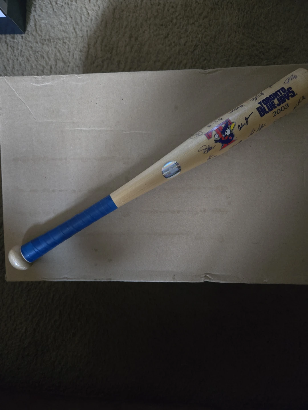 Toronto Blue Jays Autographed Baseball Bat - 2003