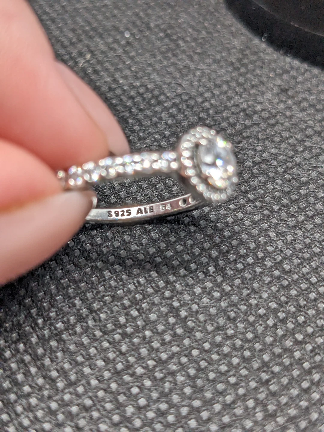 Pandora Sterling Silver Halo Ring - photo 5