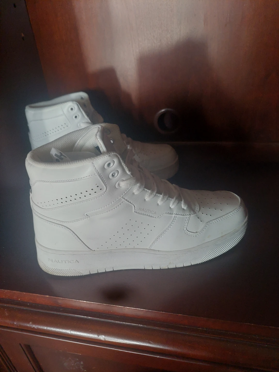 Nautica White High-Top Sneakers