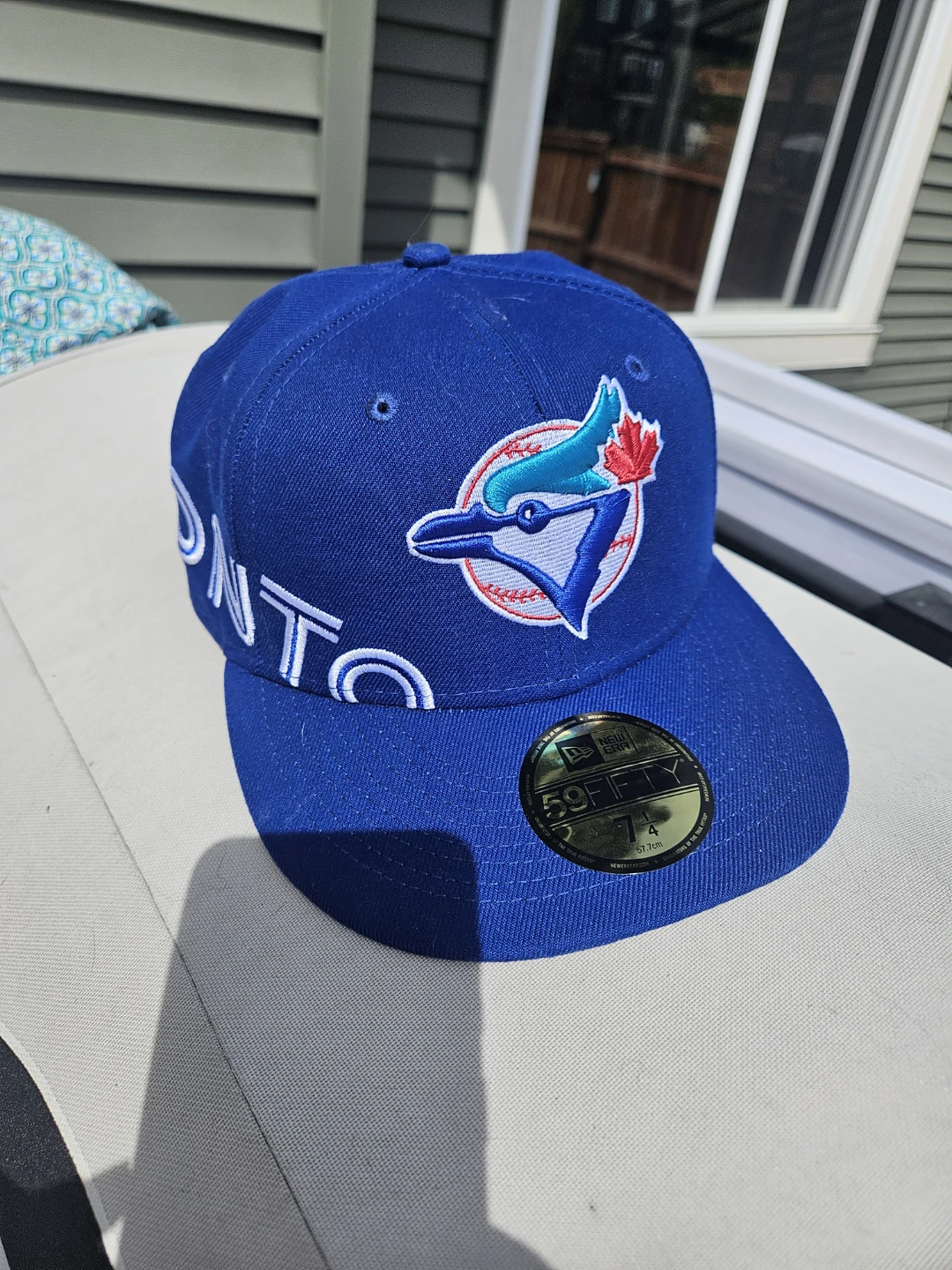 Toronto Blue Jays New Era 59FIFTY Baseball Cap Size 7 1/4 - photo 2