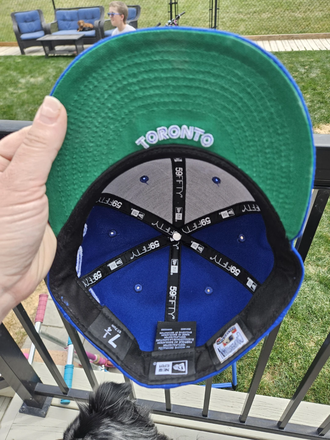 Toronto Blue Jays New Era 59FIFTY Baseball Cap Size 7 1/4 - photo 3