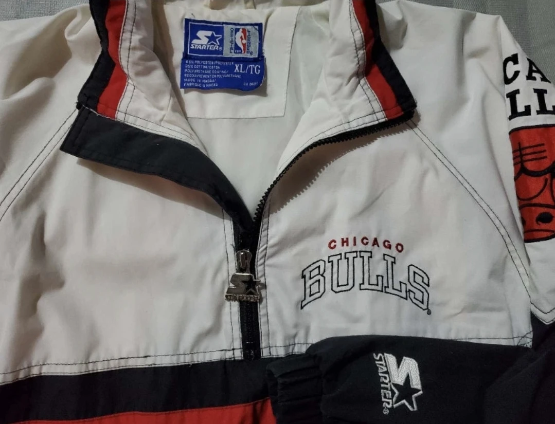VTG  90'S bulls starter pullover Youth XL - photo 2