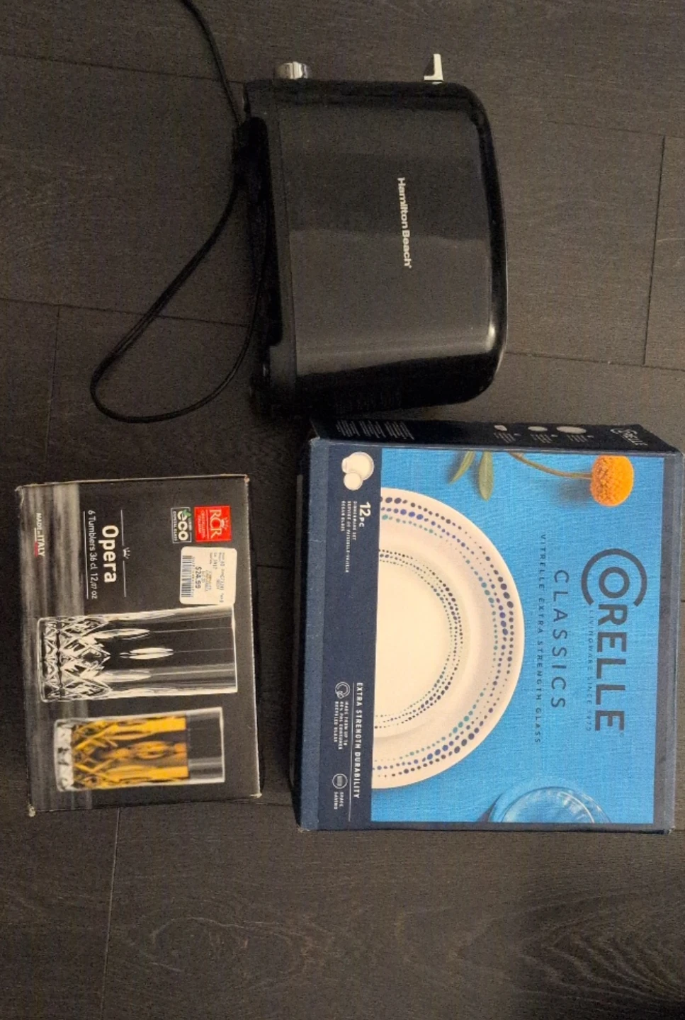 Kitchen Starter Bundle: Plates, Glasses & Toaster!