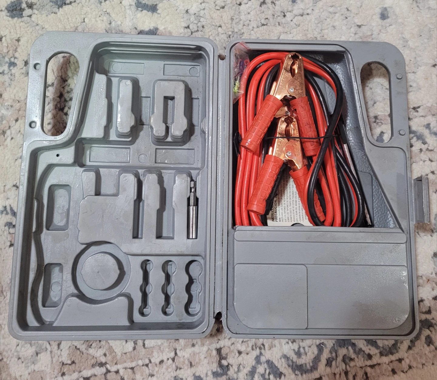 Jumper Cables and Tool Kit - photo 2