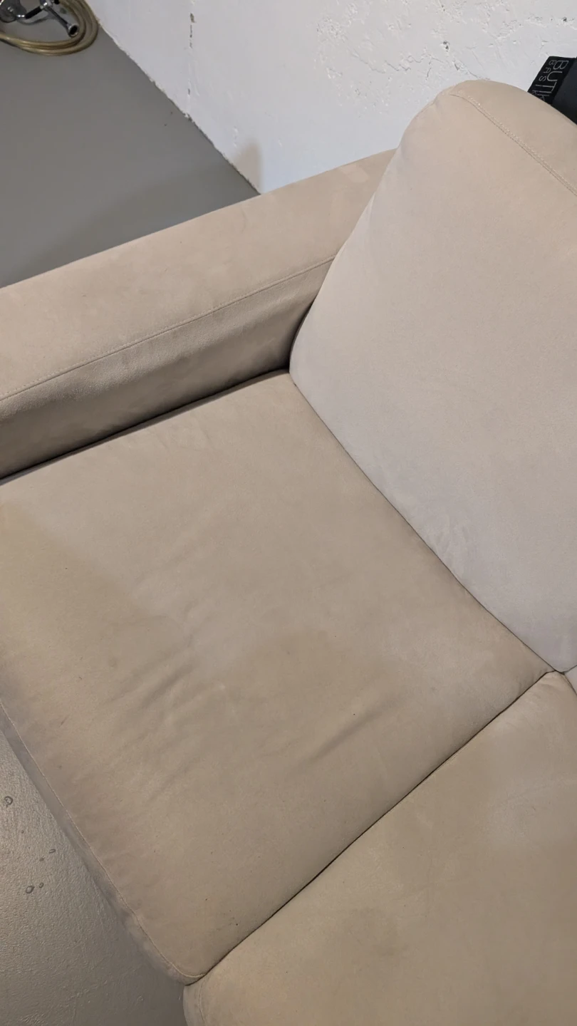 Beige Loveseat Sofa - photo 3