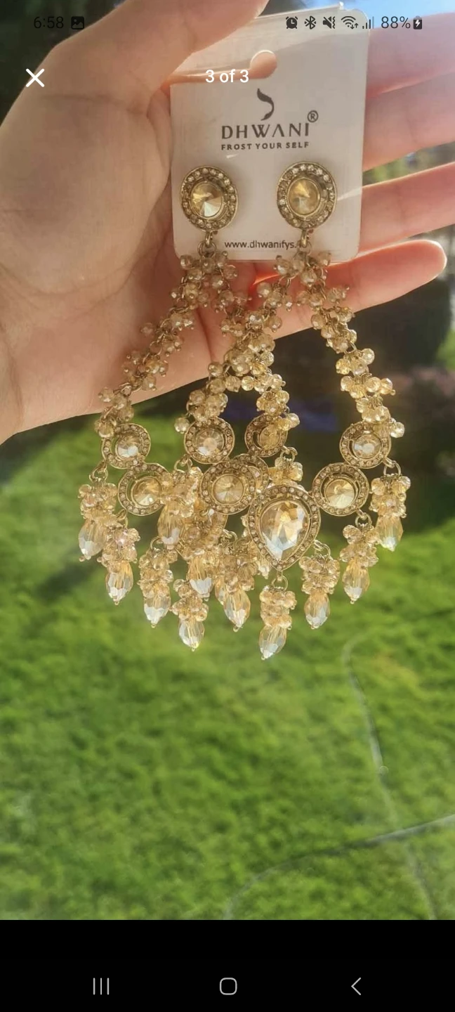 Gold Chandelier Earrings