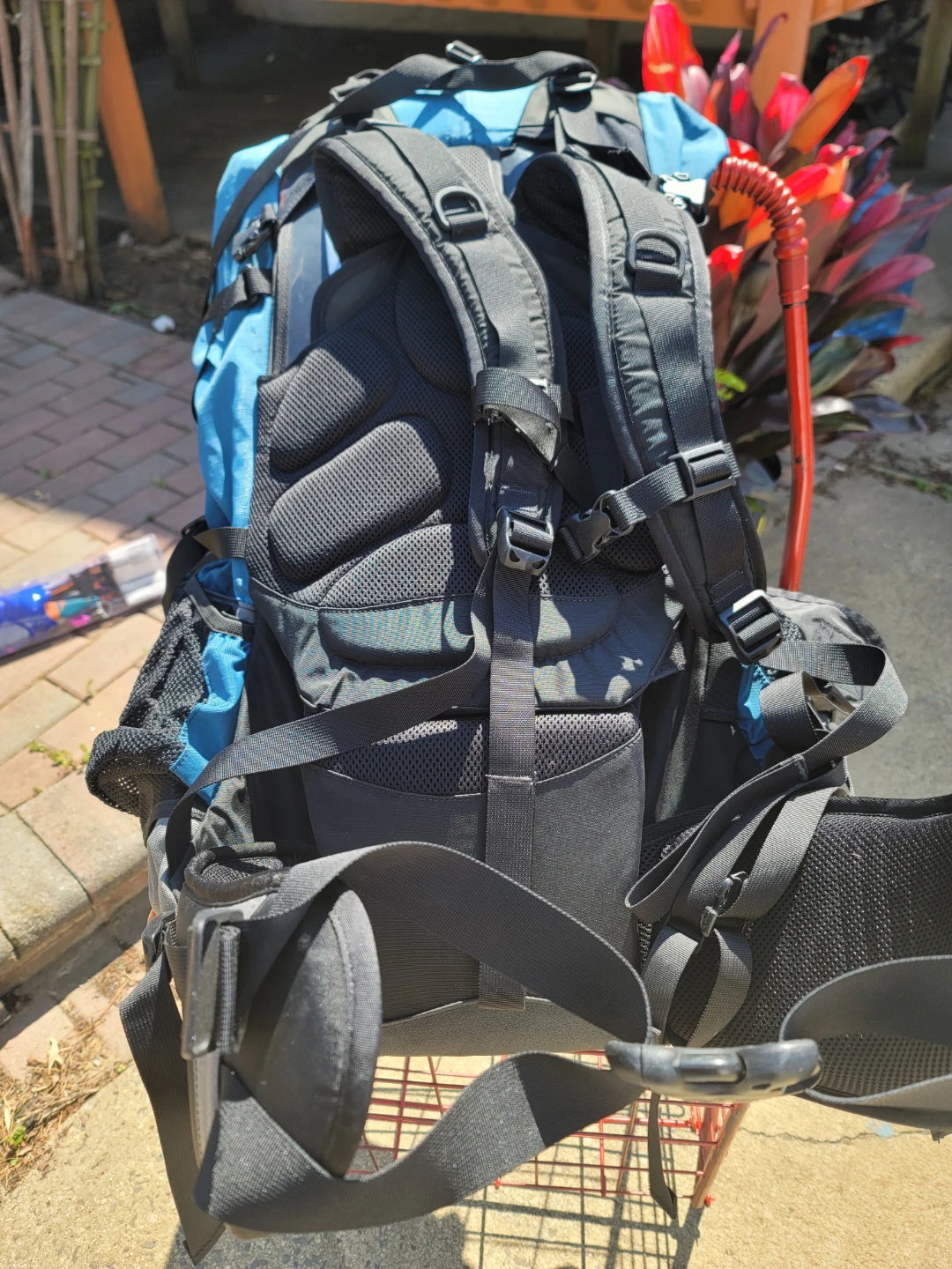 Blue Hiking Backpack