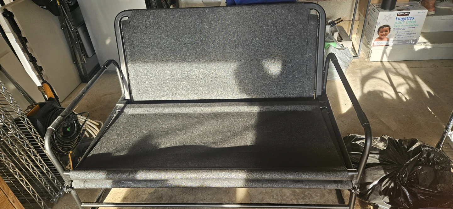 Black Metal Ikea Frame Lounger