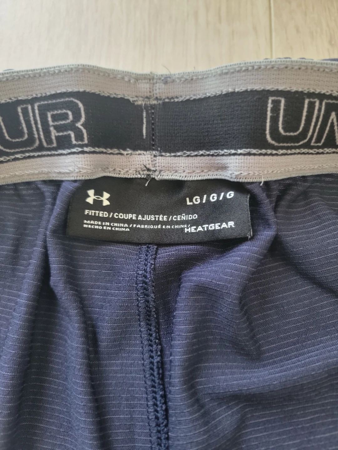 Under Armour HeatGear Navy Athletic Shorts Size Large - photo 3