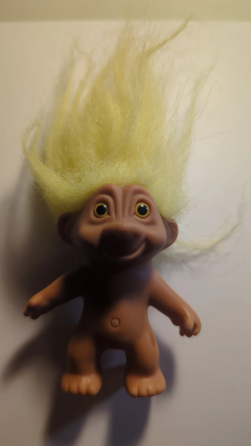 Vintage Troll Doll Yellow Hair