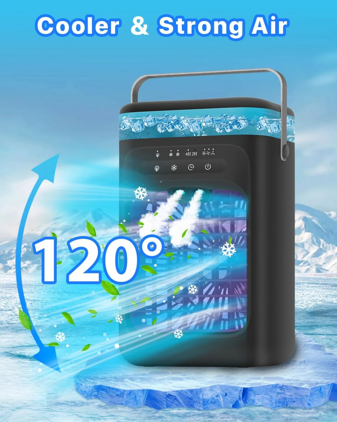 Portable 3-in-1 Air Cooler Fan Humidifier - photo 4