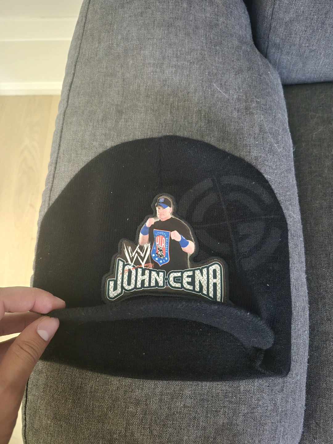John Cena WWE Black Beanie