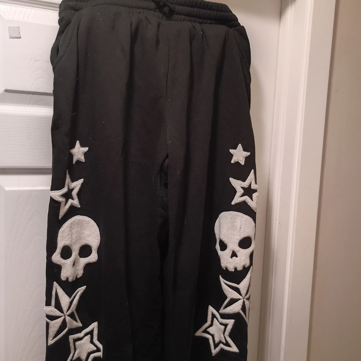 Social Collision Black Joggers