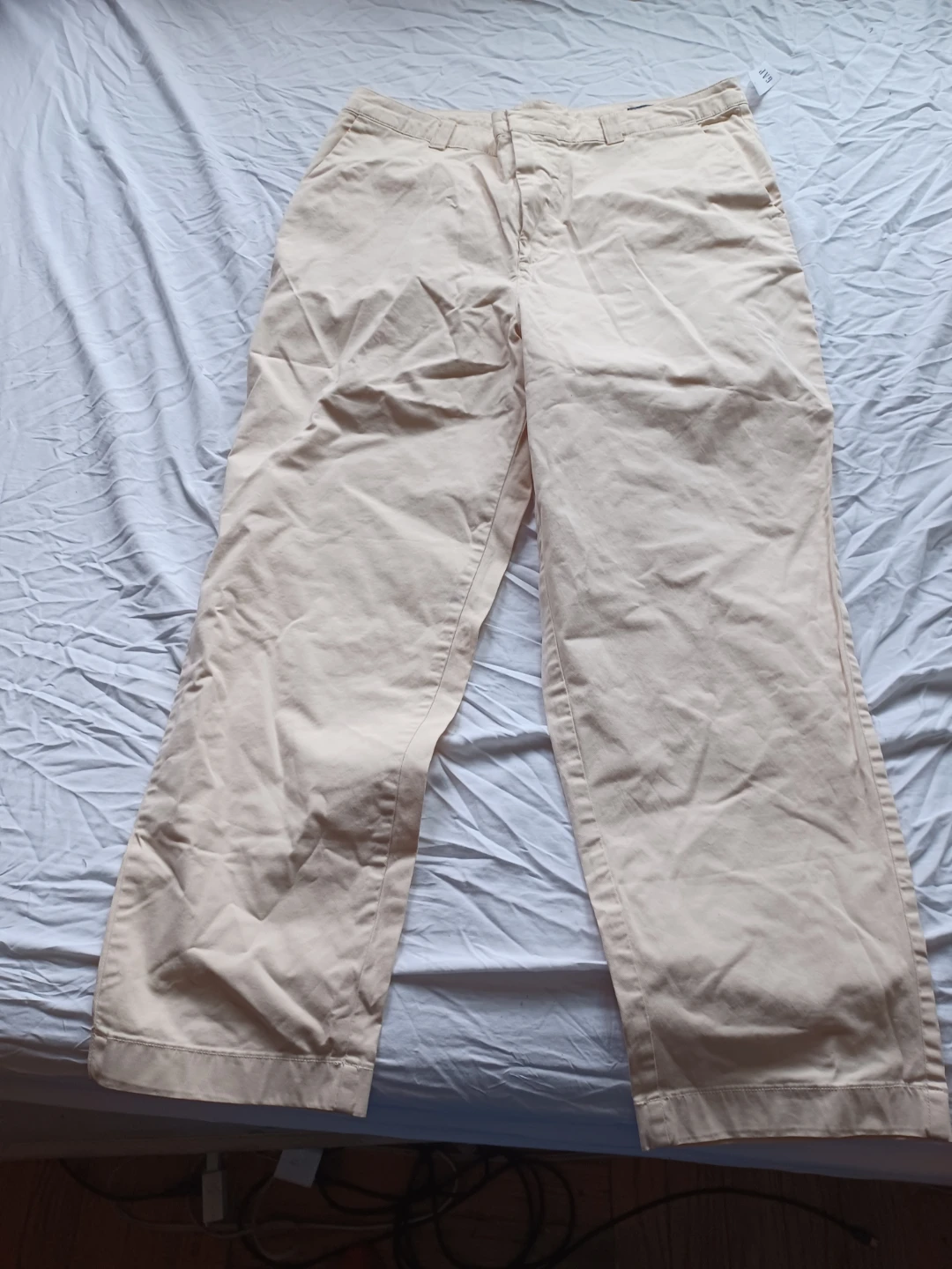 GAP Straight Up Khakis Pants Tan Size 18 Tall