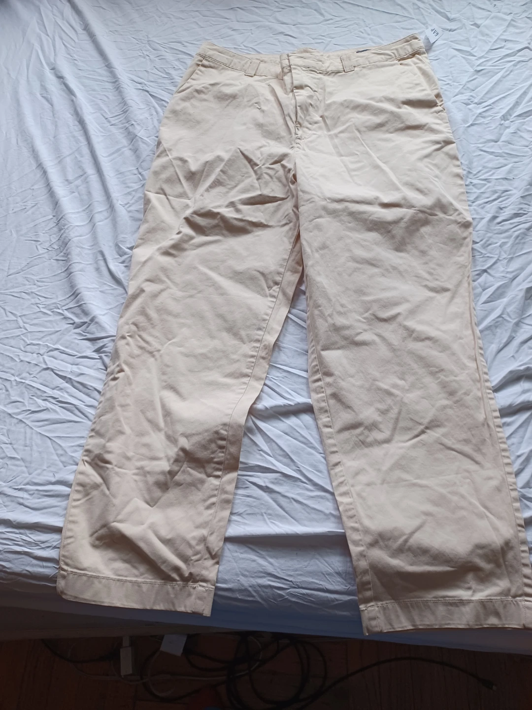 GAP Straight Up Khakis Pants Tan Size 18 Tall - photo 2