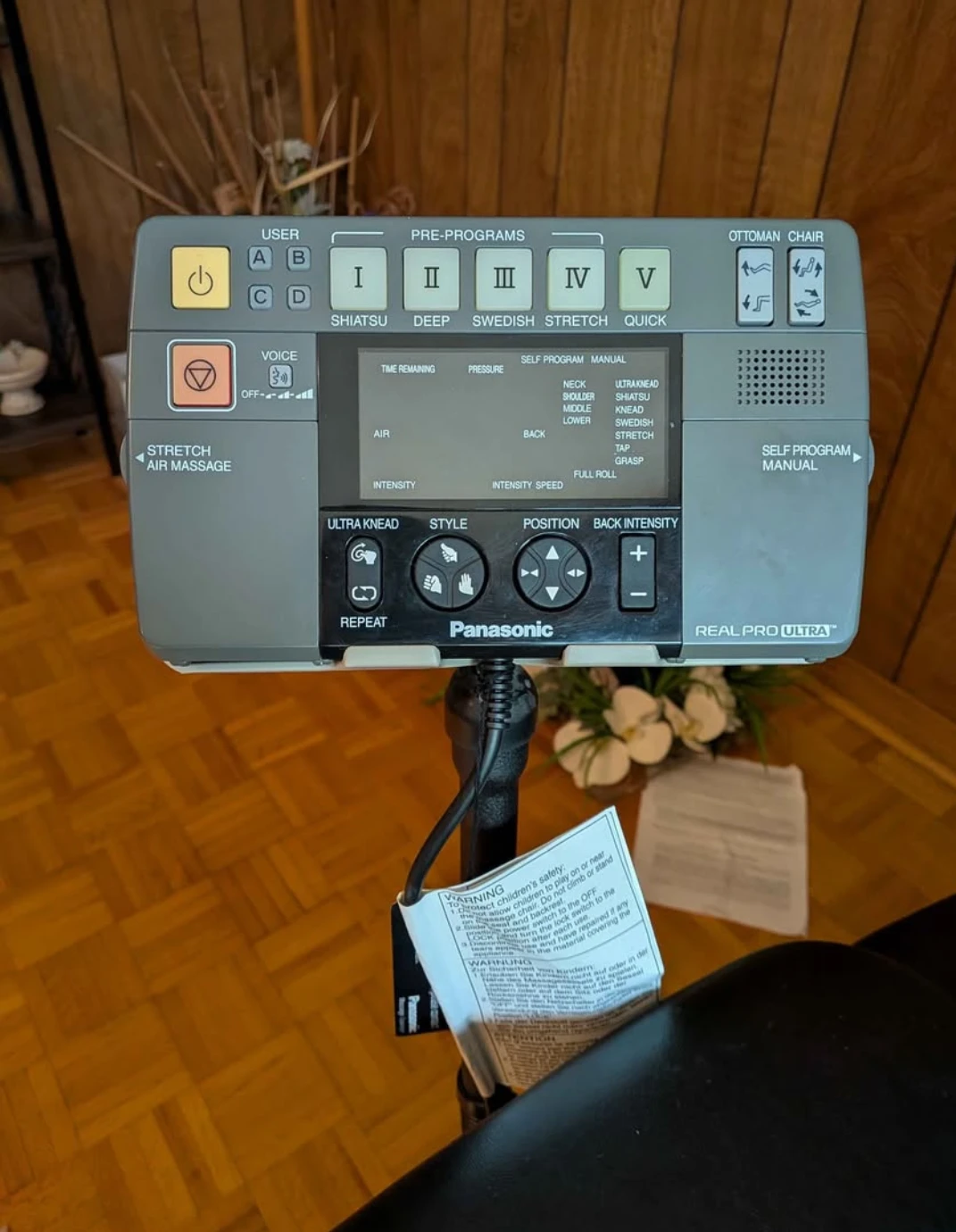 Panasonic Real Pro Ultra Massage Chair - photo 3