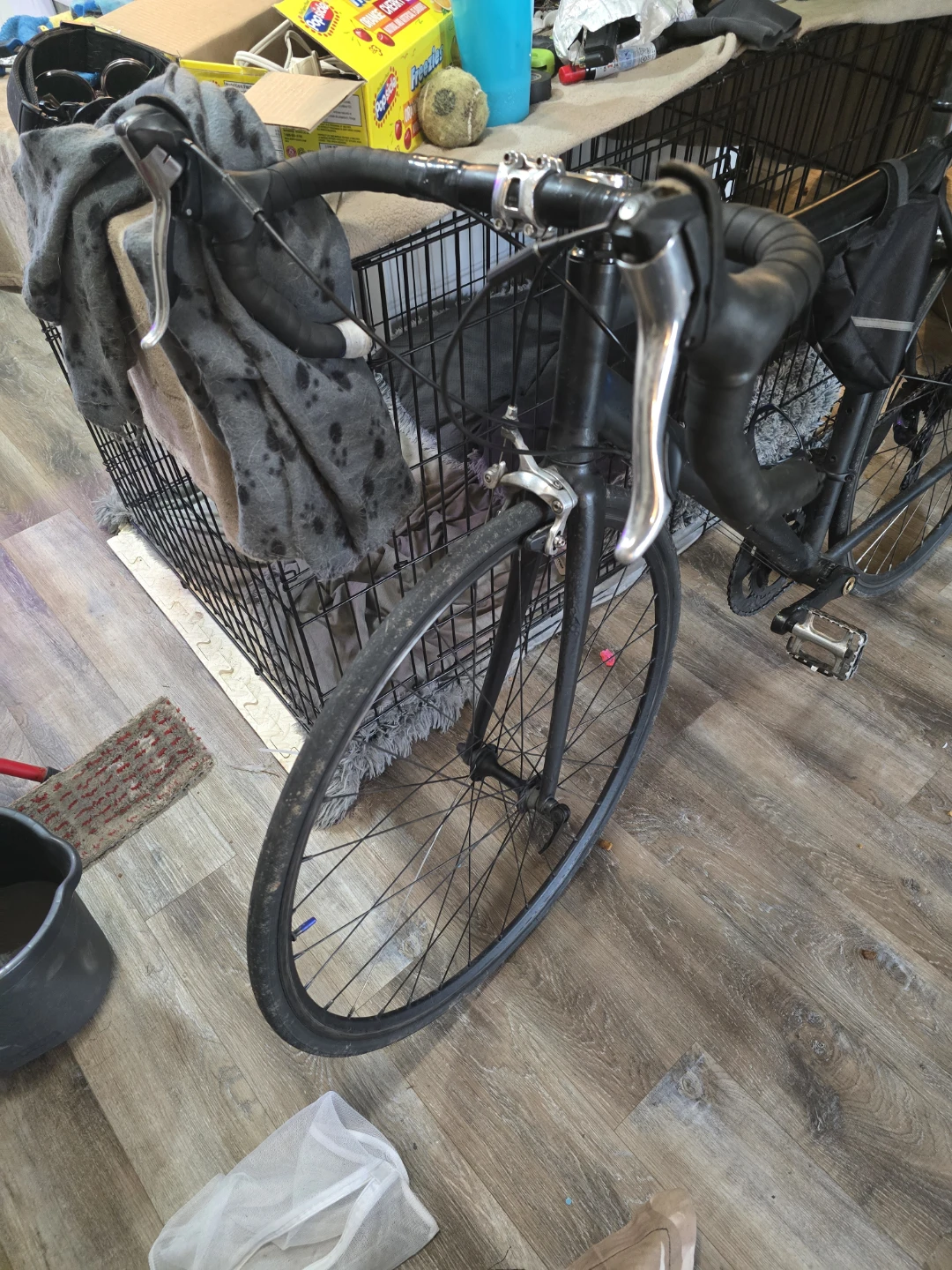 Men's Black Road Bike - photo 3