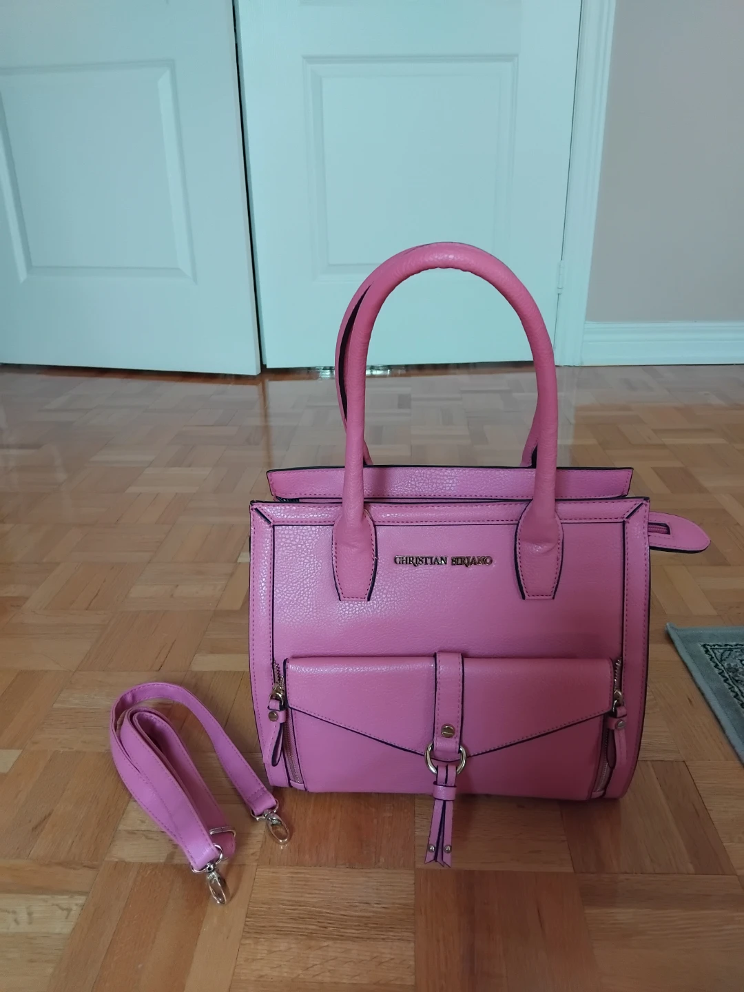 Christian Siriano Pink Satchel Handbag