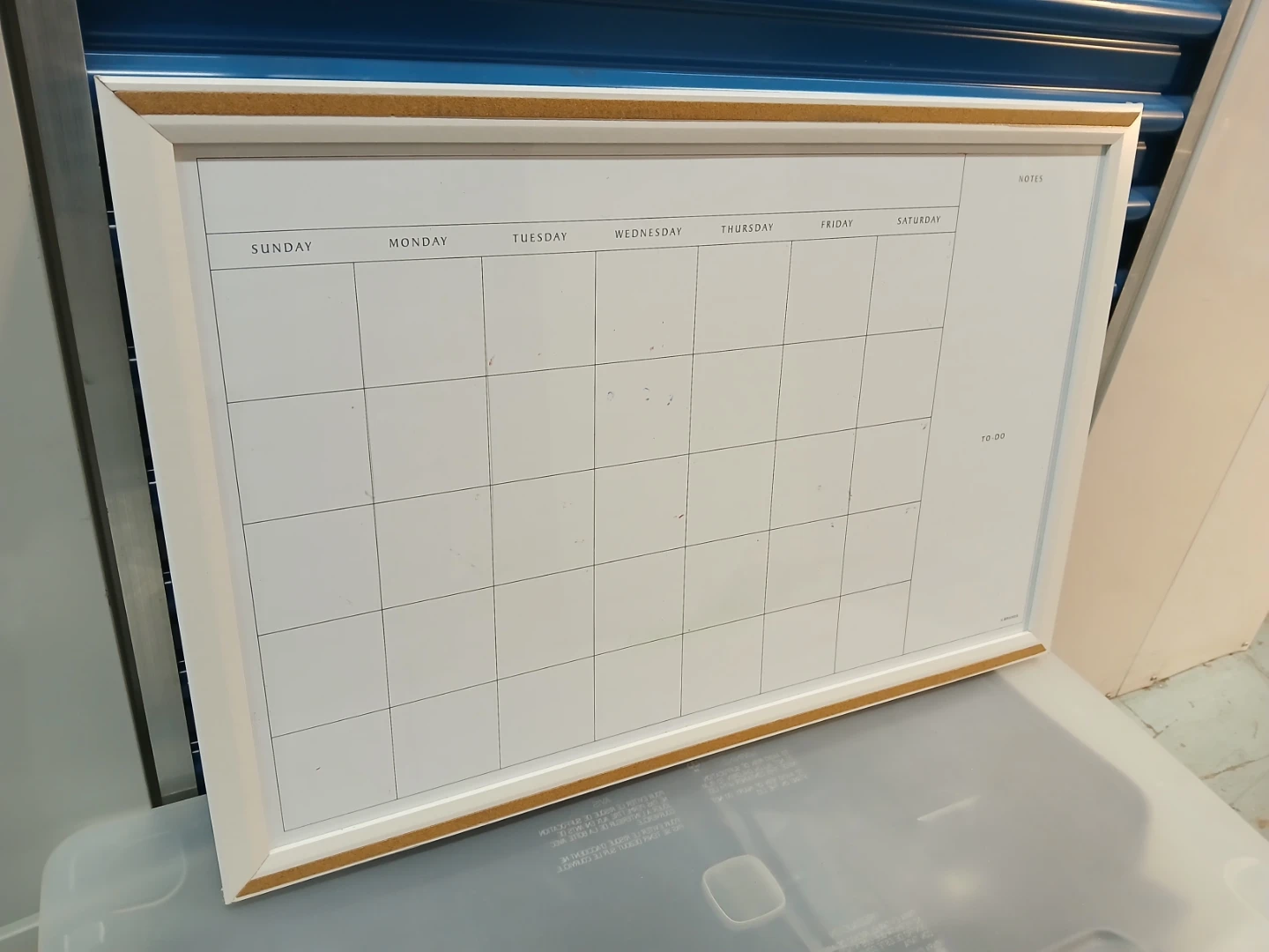 Wall Calendar Whiteboard with Notes and To-Do Section
