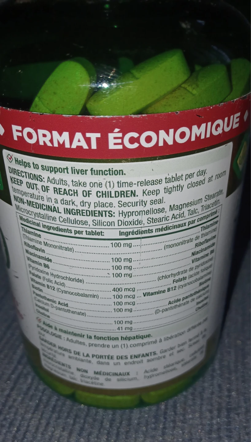 Nature's Bounty B-100 Ultra B-Complex Timed Release Tablets - photo 2
