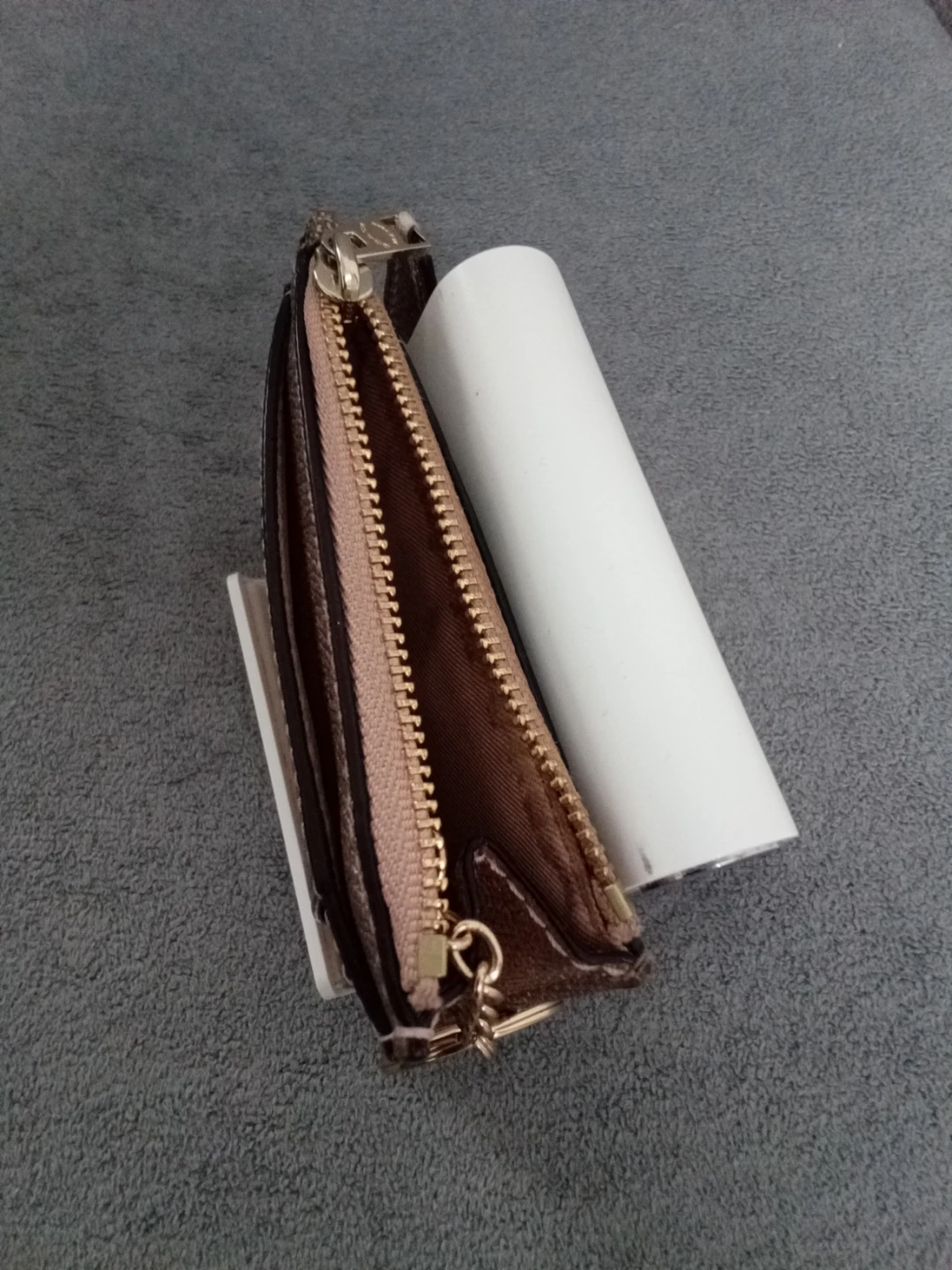 Coach Signature Canvas Coin Purse with ID Window - photo 3