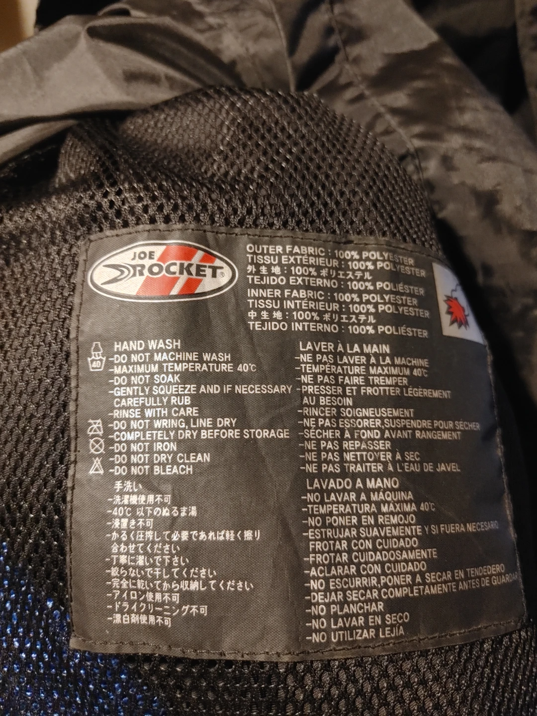 Joe Rocket Phoenix 4.0 Motorcycle Jacket - Blue - photo 3
