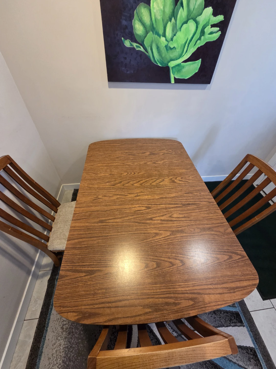 Wooden Dining Table and Chairs Set