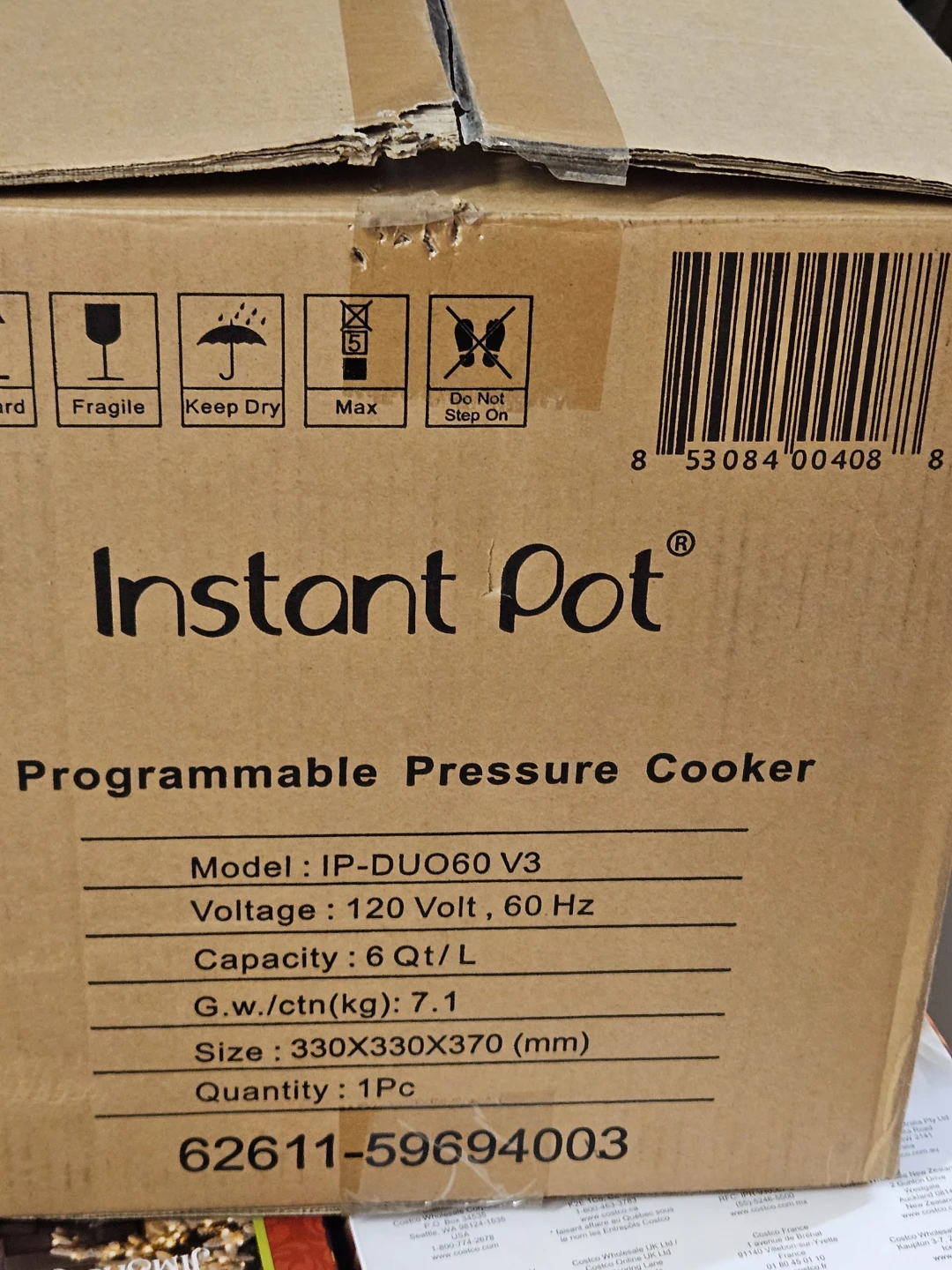 Instant Pot DUO60 V3 7-in-1 Programmable Pressure Cooker, 6 Qt - photo 3