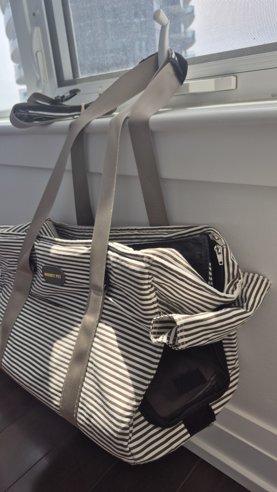 Mooney Pet Stripe Pet Carrier Bag - photo 2