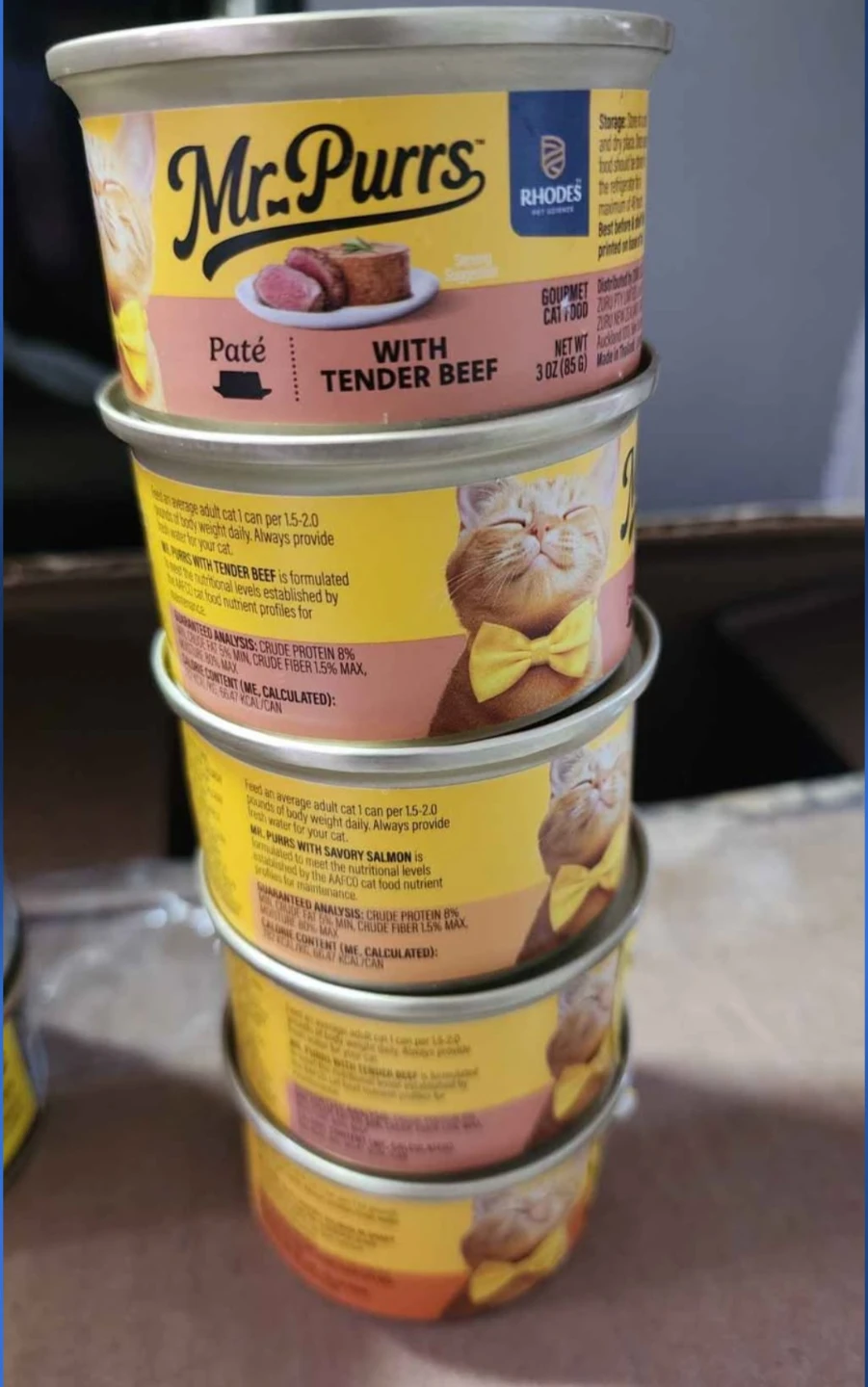 Cat Food - 3 oz cans (Pack of 4)