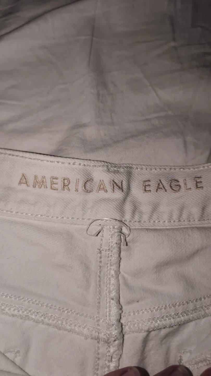American eagle white denim shorts - size 16 - photo 3