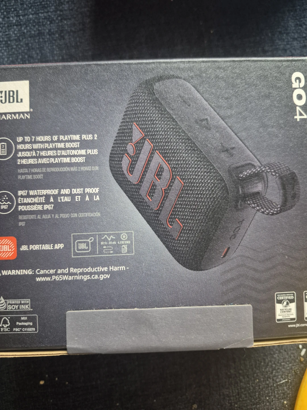 JBL GO4 Portable Waterproof Bluetooth Speaker - photo 2