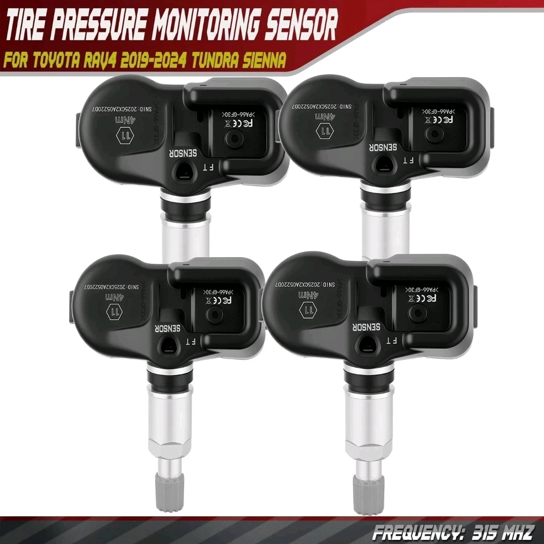 4-pc 315 MHz TPMS  for Toyota RAV4 Tundra Highlander