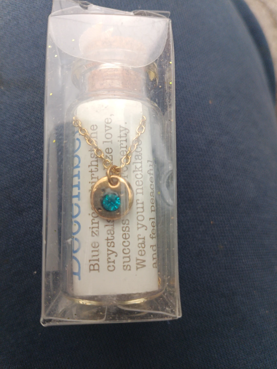 December Birthstone Necklace