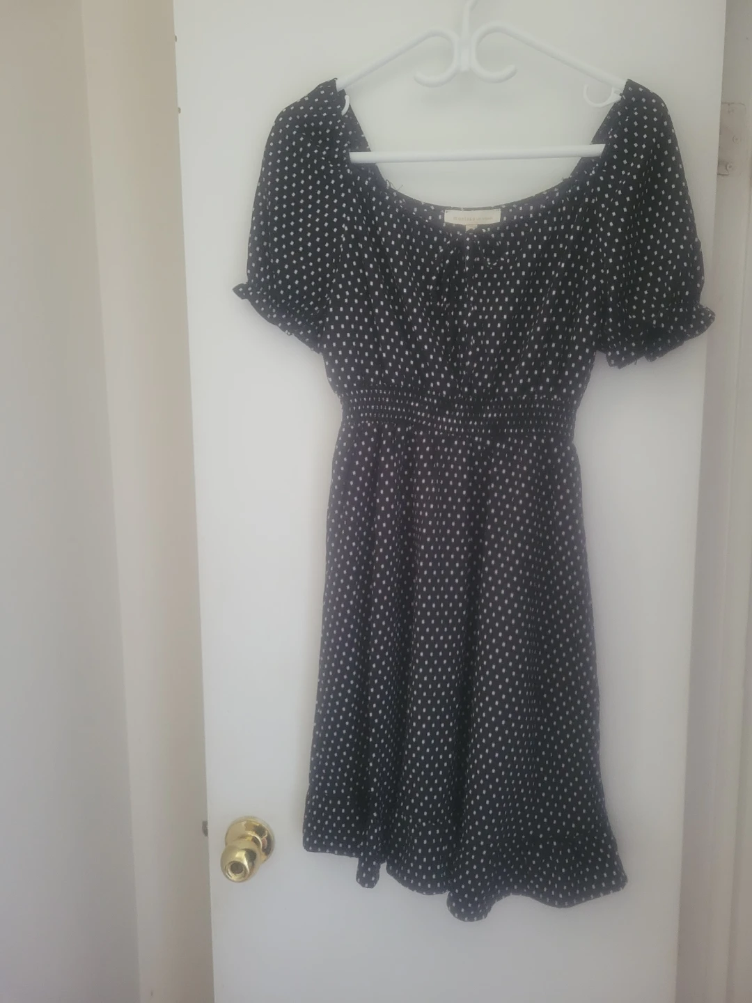 Black and White Polka Dot Dress