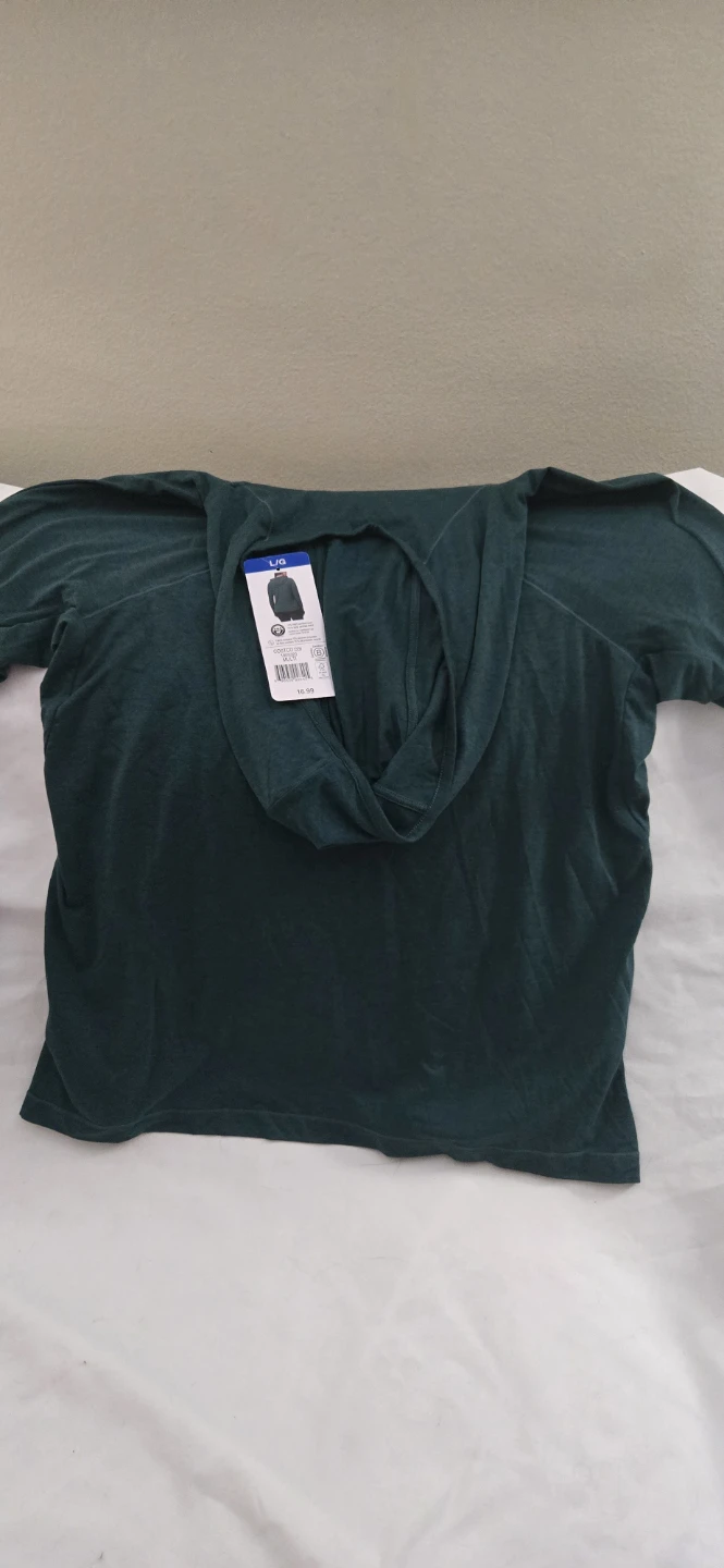 Mondetta Long Sleeve Green Top Size L/G - photo 3