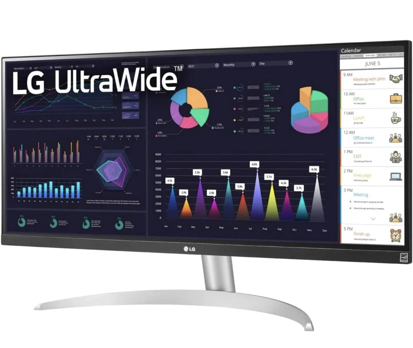 LG 29" UltraWide FHD Monitor - with Built-in Speakers