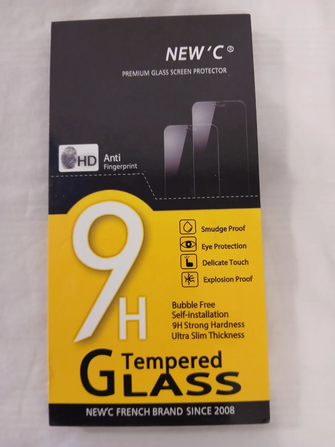 NEW'C Premium Glass Screen Protector for iPhone 15 Pro.