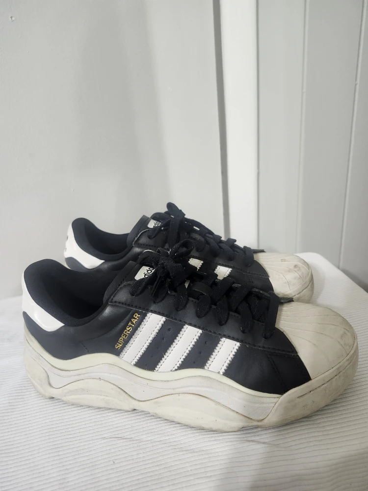 Adidas Superstar "Platform" Shoes - Black/White - photo 2