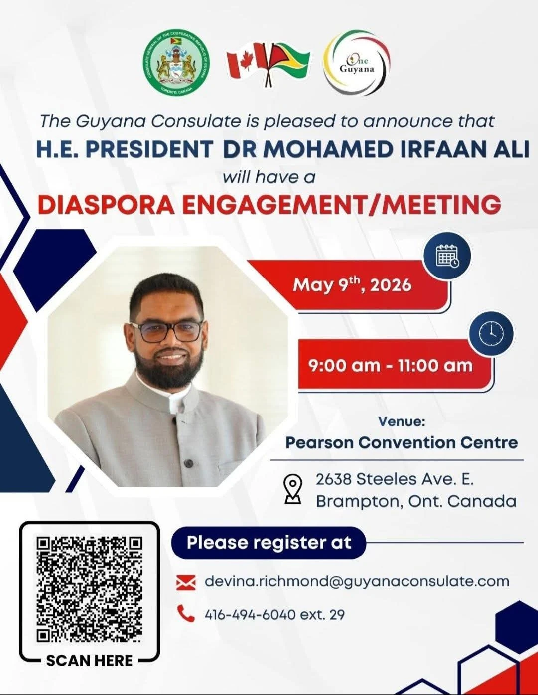 President Dr Mohamed Irfaan Ali