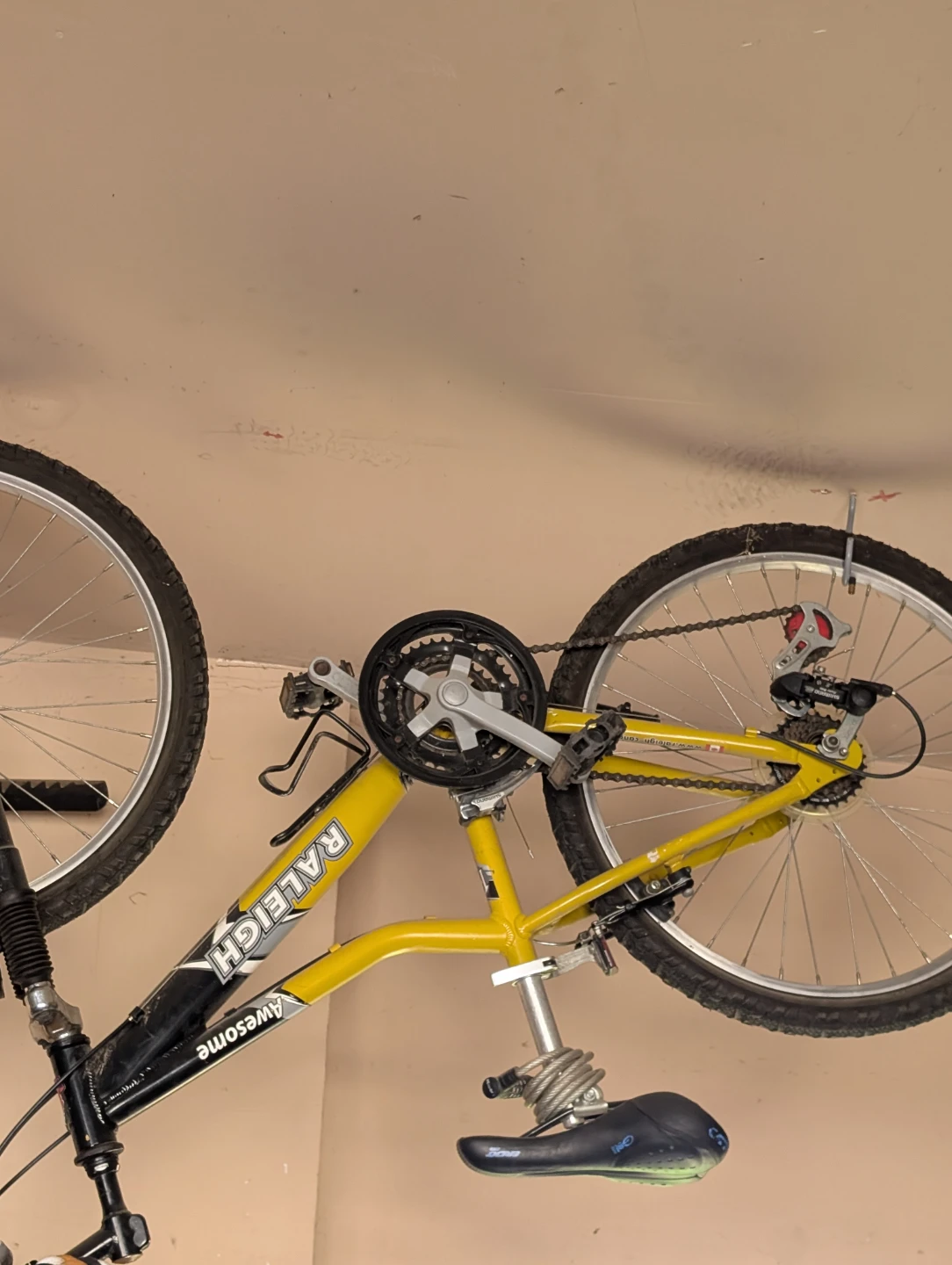 Raleigh Awesome Yellow Bicycle