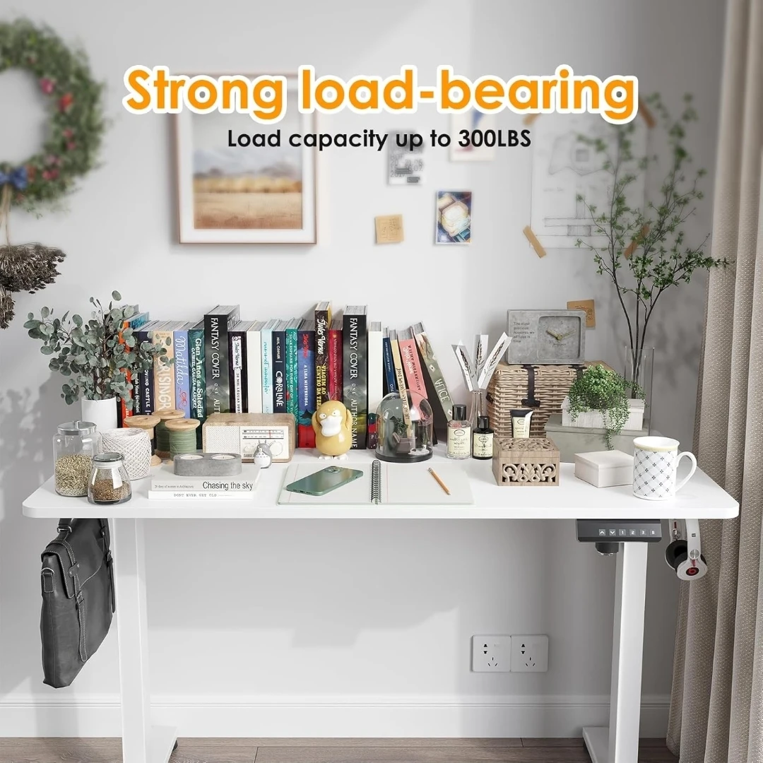 Adjustable Standing Desk - White - photo 4
