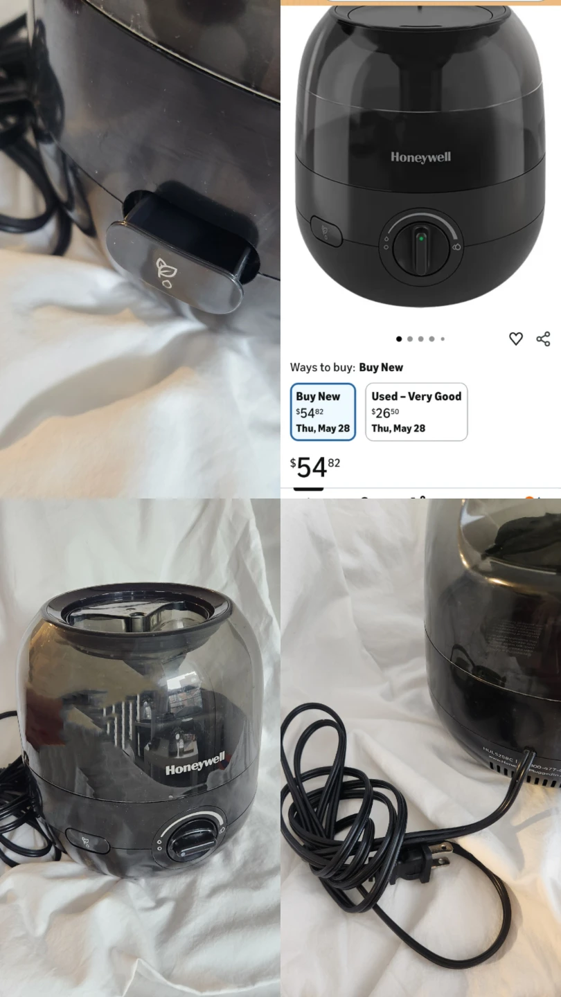 Honeywell HUL525BC Cool Mist Humidifier Blac