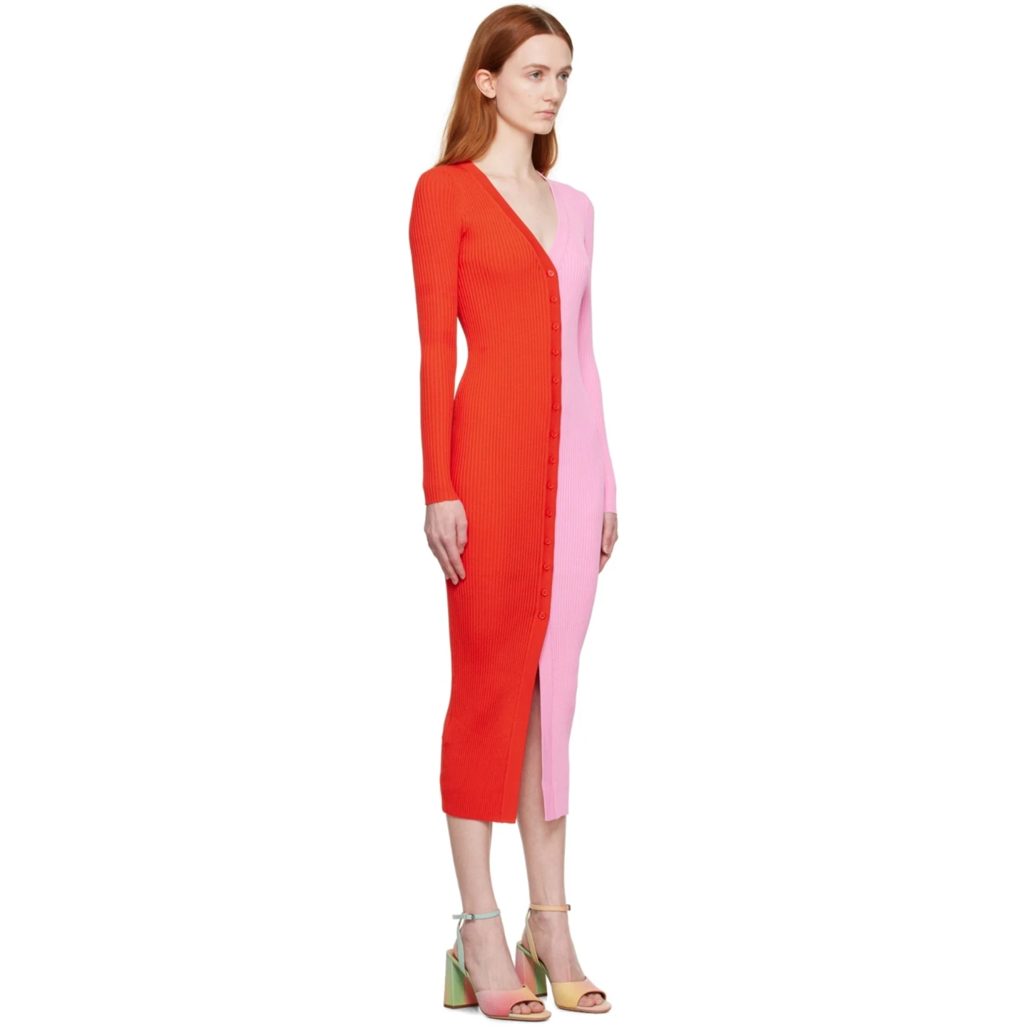 Staud Shoko Colorblock Sweater Dress - photo 2