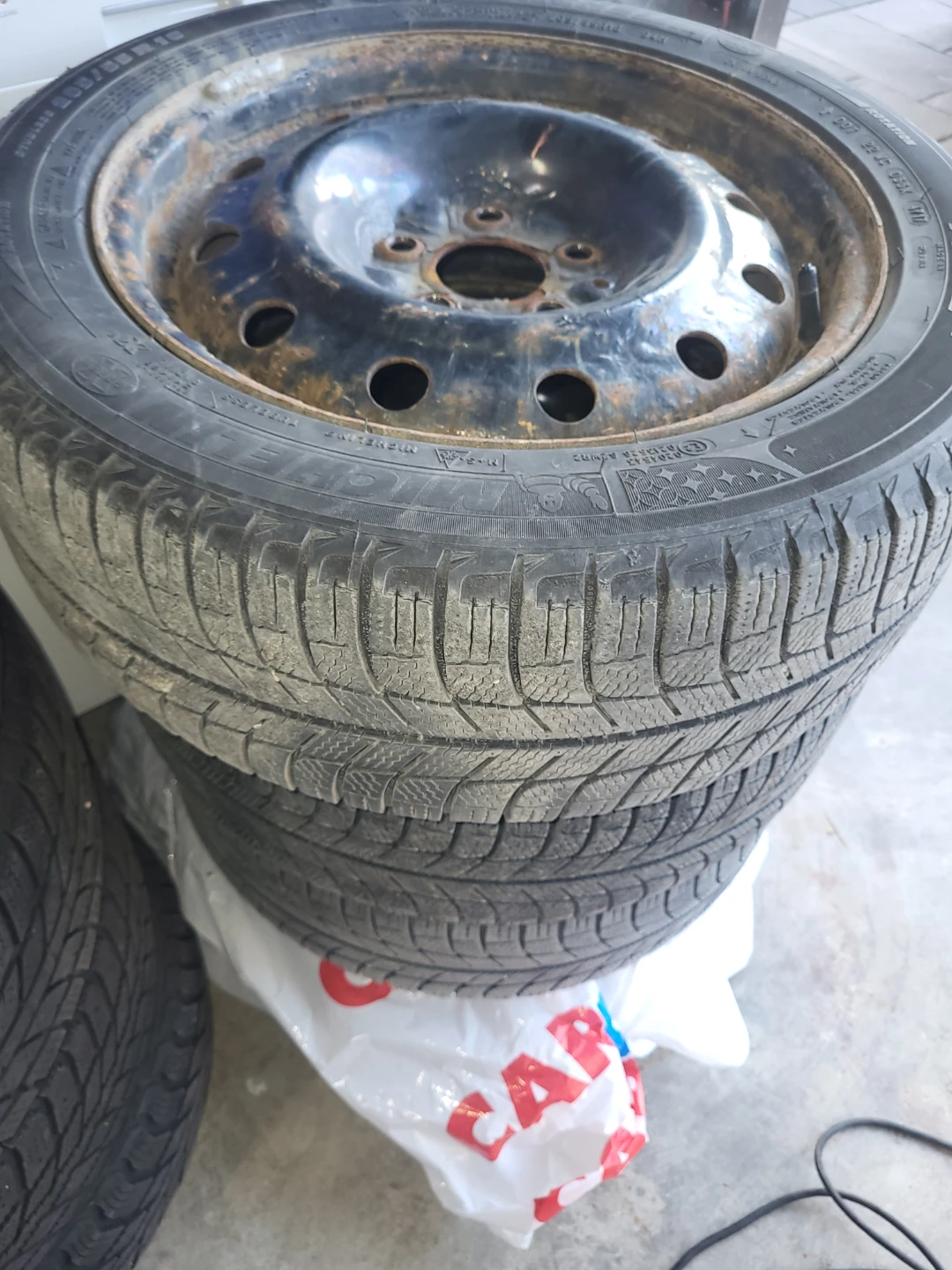 Michelin Winter Tire with Rim 205/55R16