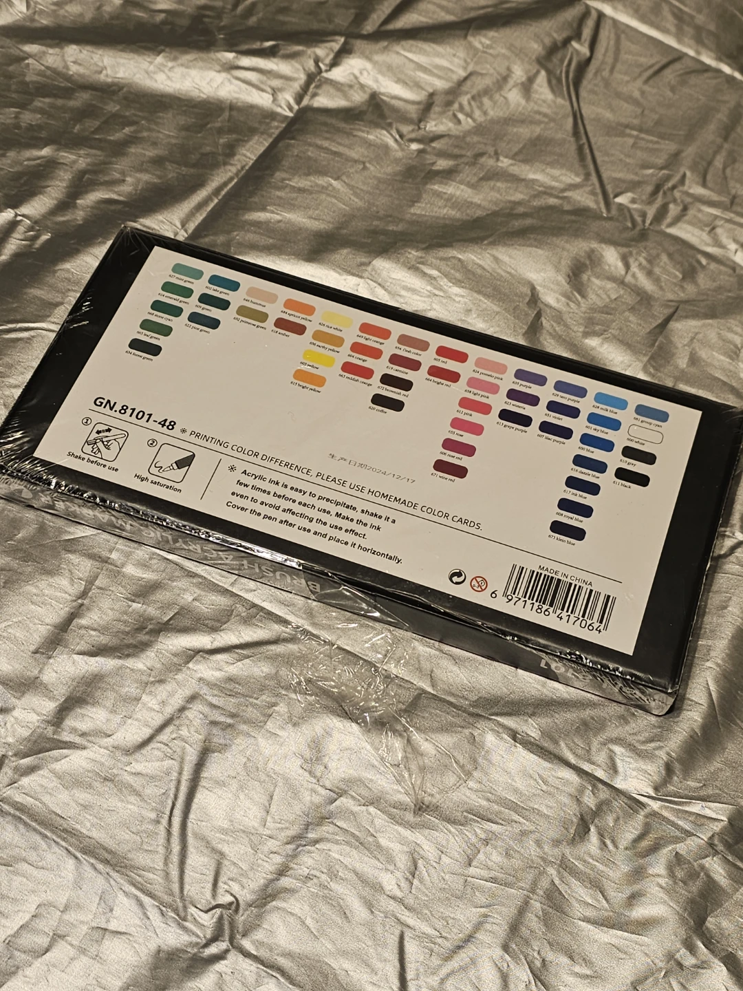 GuangNa Acrylic Brush Markers, 48 Colors - photo 2